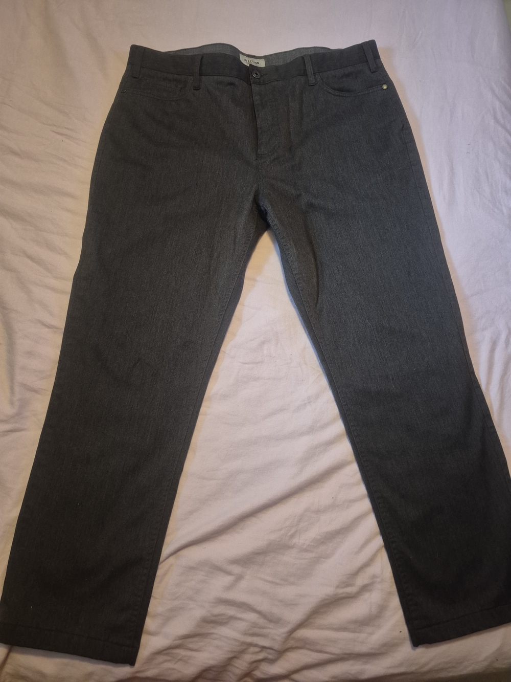 Kenneth Cole Men's Charcoal Gray Pants